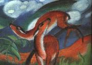 Franz Marc Red Deer II oil painting reproduction